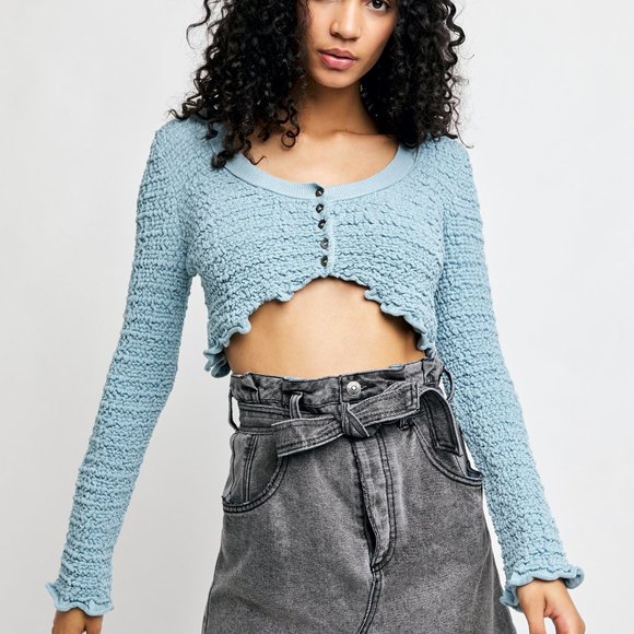Free People Sweaters - NWT Free People Rosehip Cardi / Blue Star